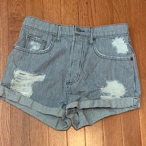 Super Cute Pinstripe Carmar Denim (LF) Shorts